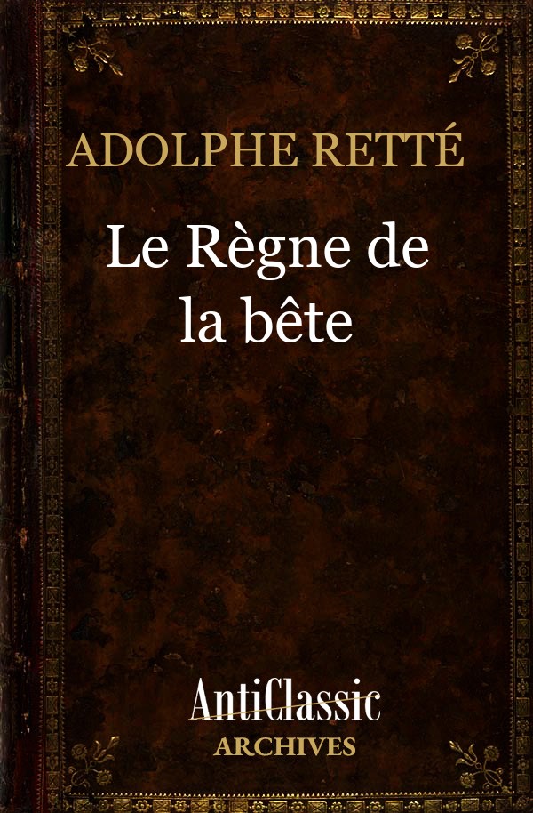 Couverture - Le Règne de la bête